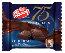 SAVOY presenta su nueva tableta de Chocolate Oscuro 75 años
