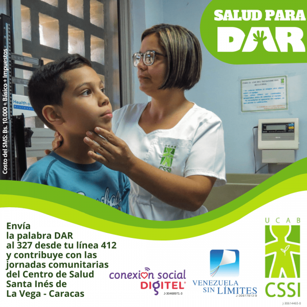 Conexión Social Digitel y Venezuela Sin Límites lanzan la campaña DAR a beneficio del Centro de Salud Santa Inés en Caracas