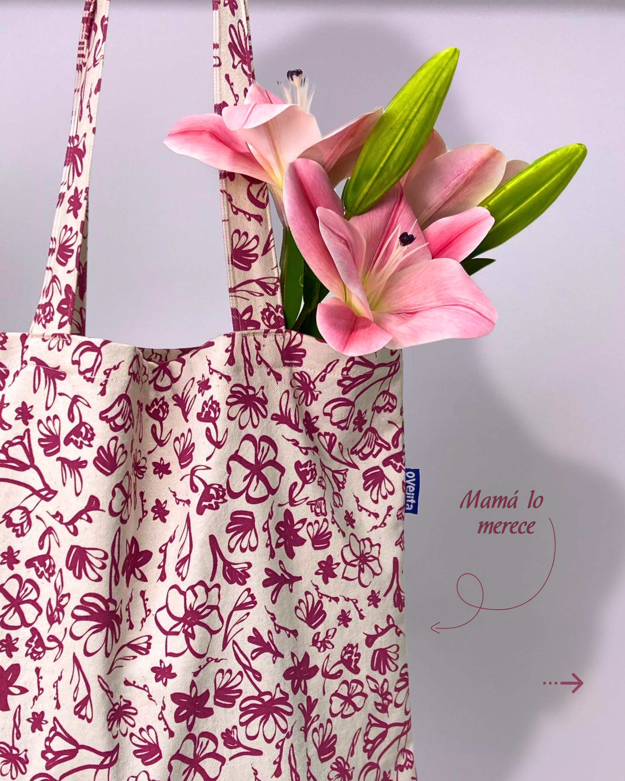 ¡Ovejita celebra a mamá con estilo y amor! Este Día de las Madres, llévate una Tote Bag exclusiva que combina elegancia y funcionalidad