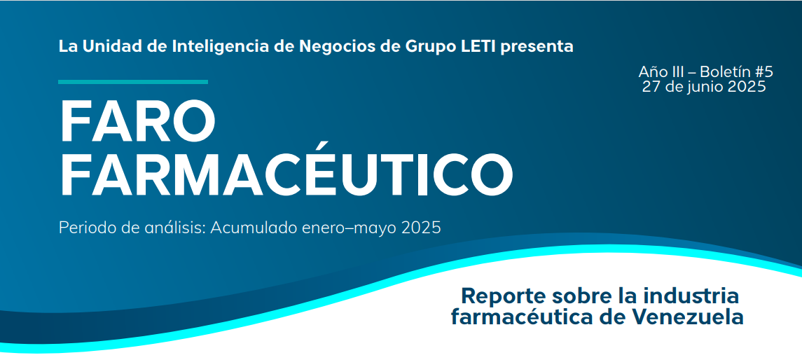 FARO FARMACÉUTICO: Mercado Farmacéutico venezolano aceleró su crecimiento en mayo con 26%