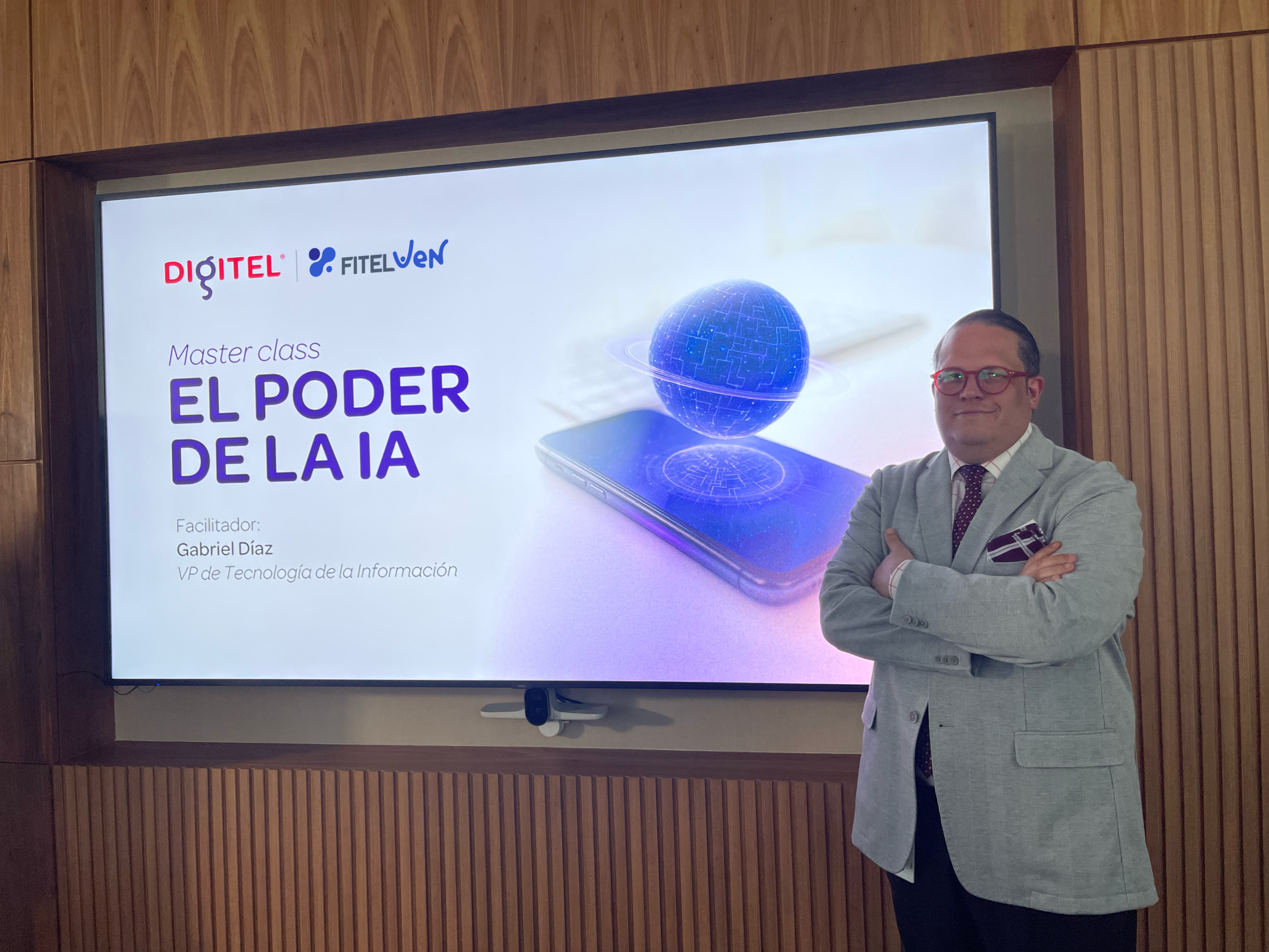 Digitel se prepara para Fitelven 2025 ofreciendo una master class sobre el poder de la inteligencia artificial