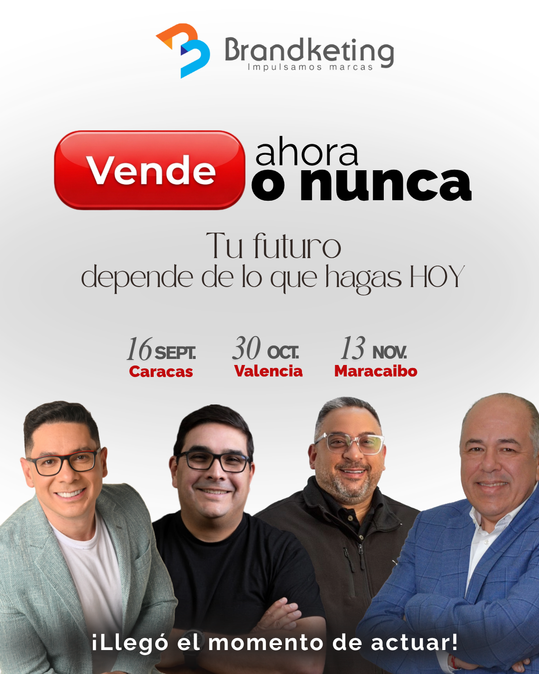 Gira de Capacitación Estratégica en Ventas: “Vende Ahora o Nunca” Llega a Caracas, Valencia y Maracaibo